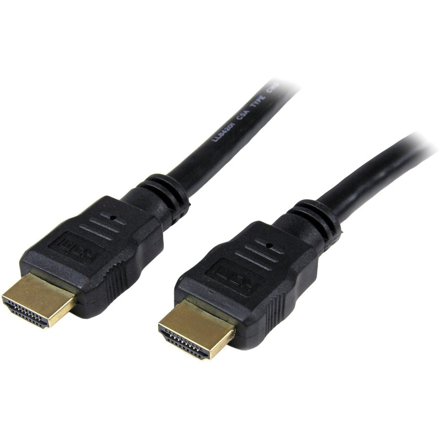 StarTech.com 15ft/4.6m HDMI Cable, 4K High Speed HDMI Cable with Ethernet, Ultra HD 4K 30Hz Video, HDMI 1.4 Cable/HDMI Monitor Cord, Black HDMM15