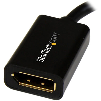 StarTech.com Mini DisplayPort to DisplayPort Adapter, 4K x 2K Video, Ultra HD Mini DP to DP Converter, mDP to DP 1.2 Adapter, Male/Female MDP2DPMF6IN