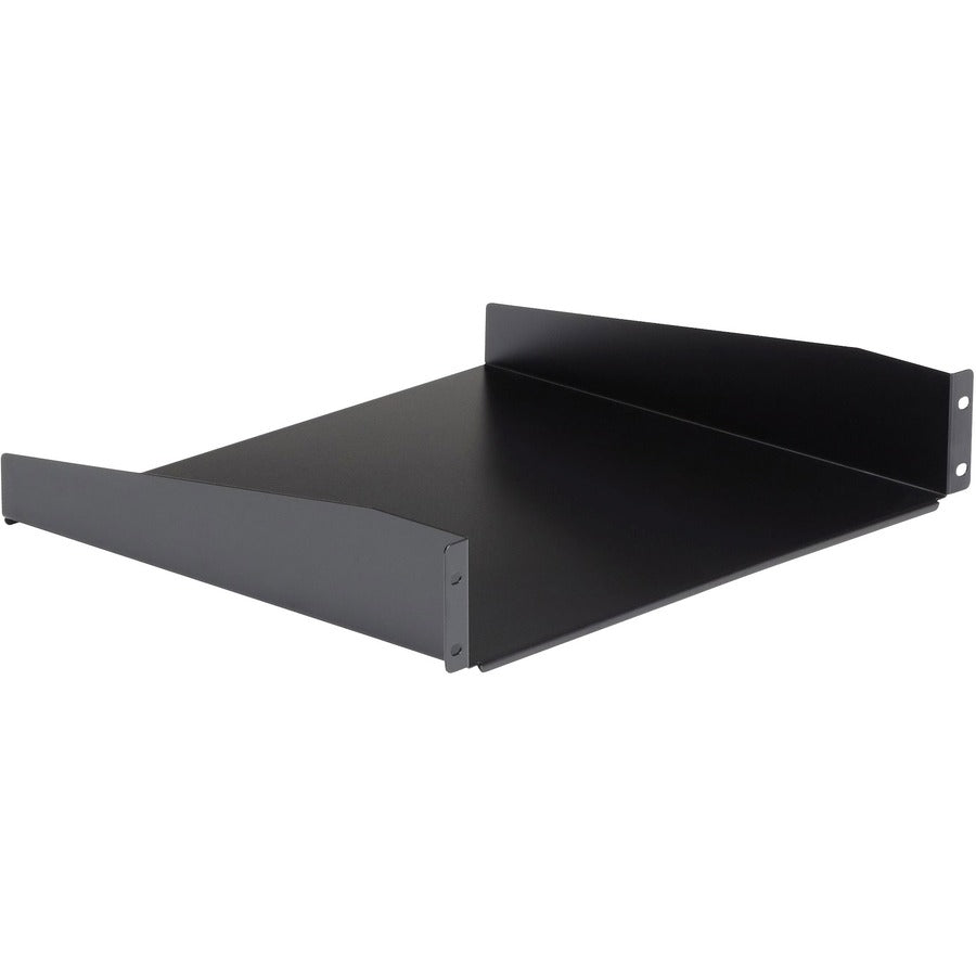 StarTech.com 2U Server Rack Cabinet Shelf - Fixed 16" Deep Cantilever Rackmount Tray for 19" Data/AV/Network Enclosure w/cage nuts, screws CABSHELF