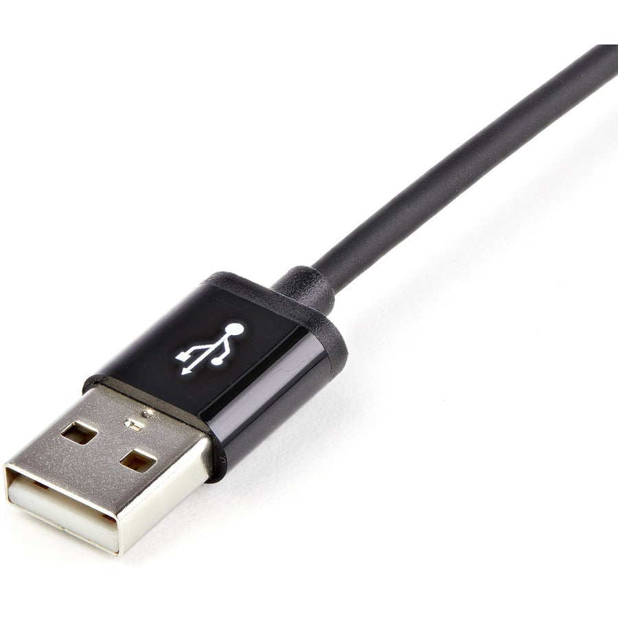 StarTech.com 1m (3ft) Black Apple�&reg; 8-pin Lightning Connector to USB Cable for iPhone / iPod / iPad USBLT1MB