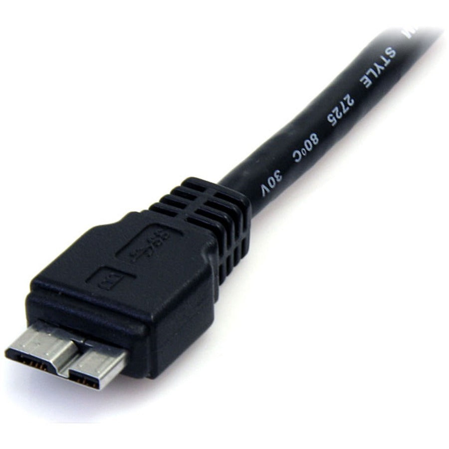 StarTech.com 3 ft Black SuperSpeed USB 3.0 Cable A to Micro B USB3SAUB3BK