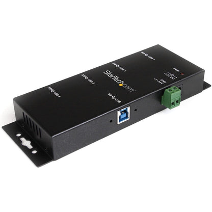 StarTech.com 4 Port Industrial USB 3.0 Hub - 5Gbps - Mountable - Rugged USB Hub ST4300USBM