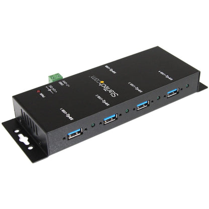 StarTech.com 4 Port Industrial USB 3.0 Hub - 5Gbps - Mountable - Rugged USB Hub ST4300USBM