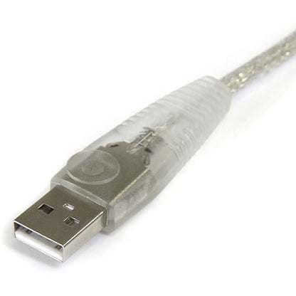 StarTech.com - Transparent USB 2.0 cable - 4 pin USB Type A (M) - 4 pin USB Type B (M) - ( USB / Hi-Speed USB ) - 10 ft USB2HAB10T