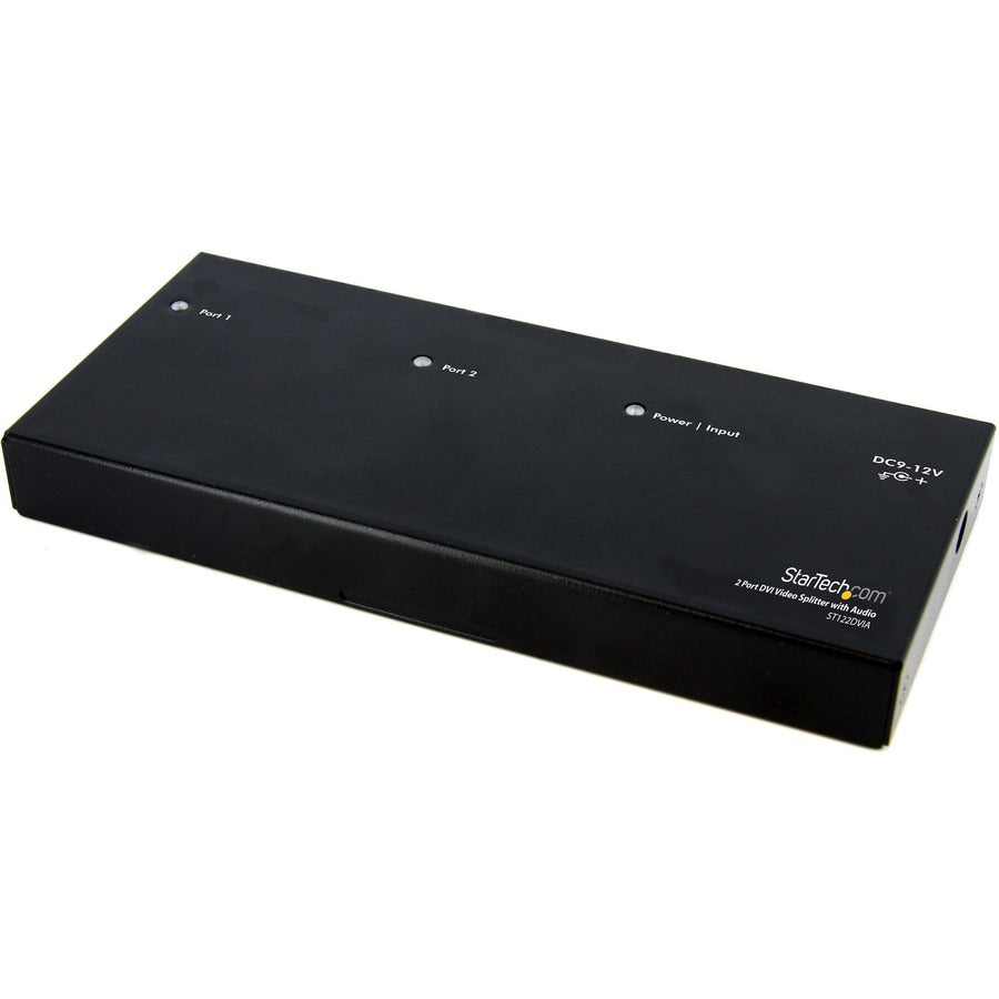 StarTech.com 2 Port DVI Video Splitter with Audio ST122DVIA