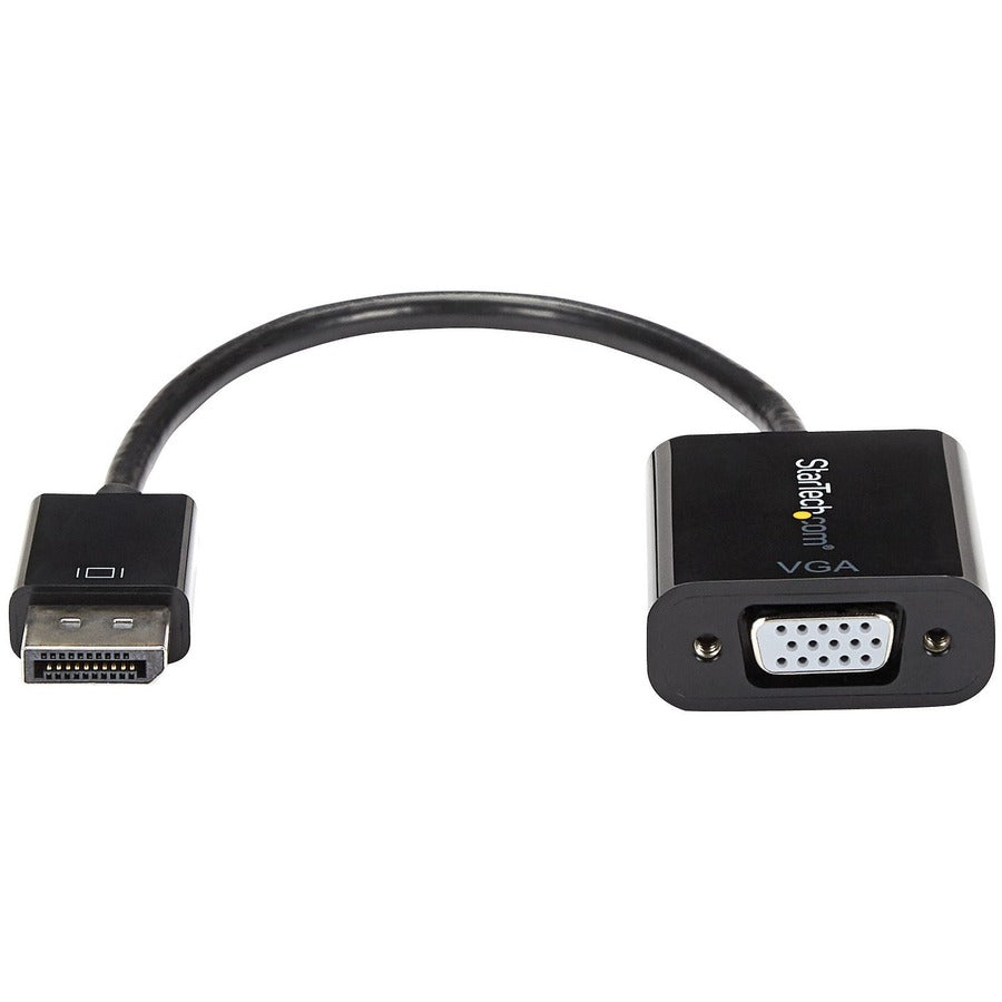 StarTech.com DisplayPort to VGA Adapter, Active DP to VGA Converter, 1080p Video, DP to VGA Adapter Dongle (Digital to Analog), DP 1.2 DP2VGA3