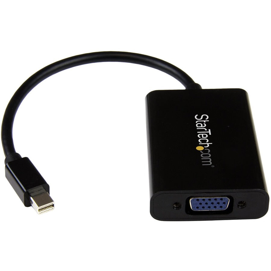 StarTech.com Mini DisplayPort to VGA Adapter with Audio - Mini DP to VGA Converter - 1920x1200 MDP2VGAA