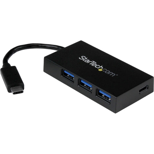 StarTech.com USB C Hub - 4 Port USB-C to USB-A (3x) and USB-C (1x) - Bus Powered USB Hub - USB Type C Hub - Port Expander HB30C3A1CFB