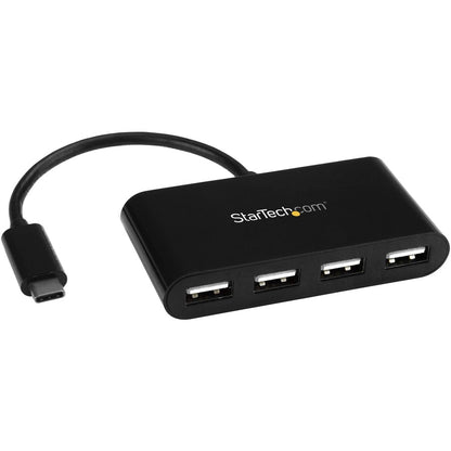 StarTech.com 4 Port USB C Hub - Mini Hub - USB-C to 4x USB-A - USB 2.0 Hub - USB Type C Hub - USB C to USB Hub - USB C Port Expander ST4200MINIC