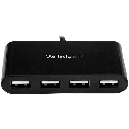 StarTech.com 4 Port USB C Hub - Mini Hub - USB-C to 4x USB-A - USB 2.0 Hub - USB Type C Hub - USB C to USB Hub - USB C Port Expander ST4200MINIC