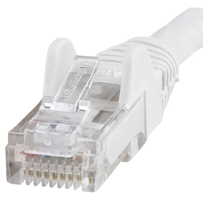 StarTech.com 6in CAT6 Ethernet Cable - White Snagless Gigabit - 100W PoE UTP 650MHz Category 6 Patch Cord UL Certified Wiring/TIA N6PATCH6INWH