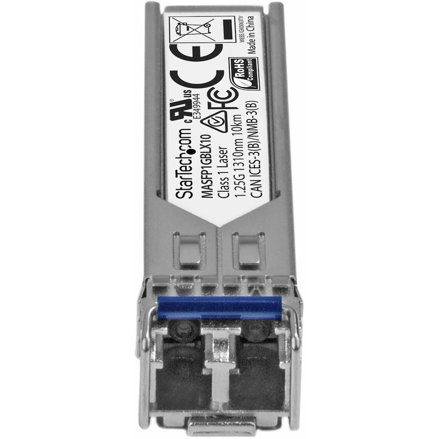 StarTech.com Cisco Meraki MA-SFP-1GB-LX10 Comp. SFP Module - 1000BASE-LX - 1GbE Gigabit Ethernet SFP Single Mode Fiber SMF Optic Transceiver MASFP1GBLX10