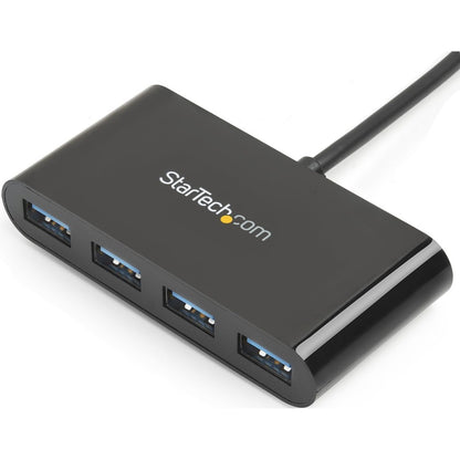 StarTech.com USB C Hub - 4 Port USB C to USB-A (4x) - Bus Powered USB Hub - USB Type C to USB Hub - USB-C to USB - USB 3.0 Type C HB30C4AB