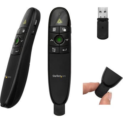 Star Tech.com Wireless Presentation Remote with Red Laser Pointer - 90 ft. - PowerPoint Presentation Clicker for Mac & Windows (PRESREMOTE) PRESREMOTE