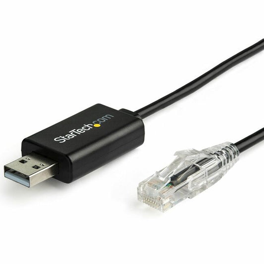 StarTech.com 6 ft / 1.8 m Cisco USB Console Cable - USB to RJ45 Rollover Cable - Transfer rates up to 460Kbps - M/M - Windows&reg;, Mac and Linux&reg; Compatible ICUSBROLLOVR