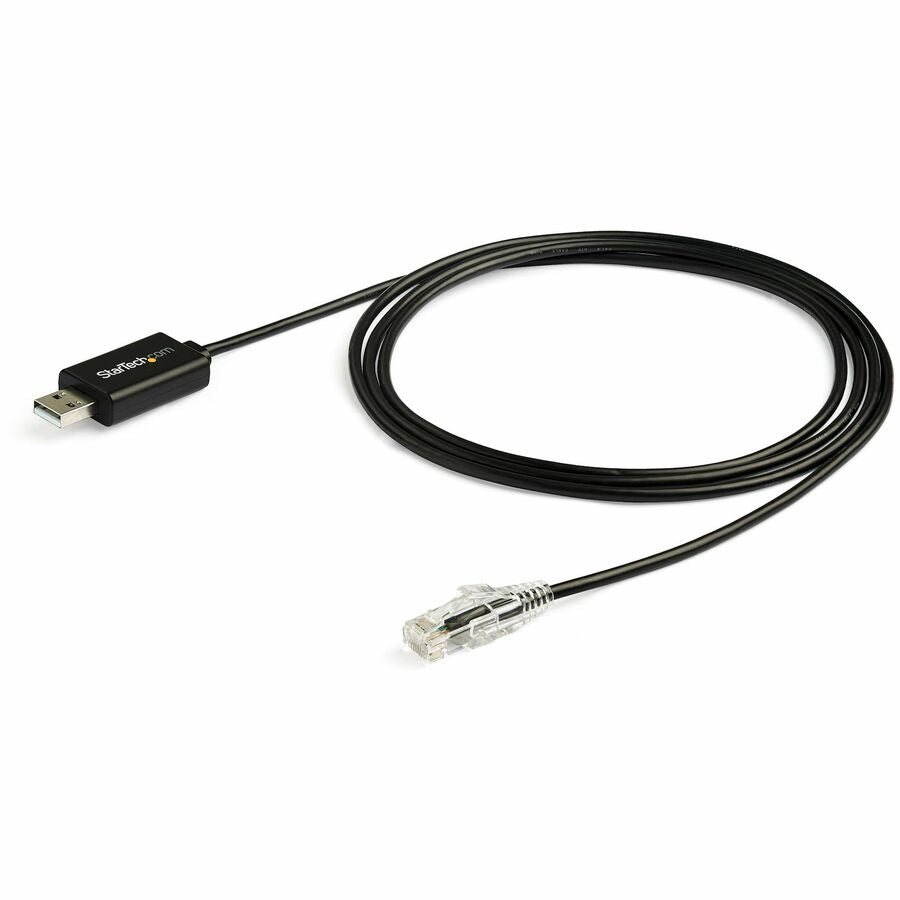 StarTech.com 6 ft / 1.8 m Cisco USB Console Cable - USB to RJ45 Rollover Cable - Transfer rates up to 460Kbps - M/M - Windows&reg;, Mac and Linux&reg; Compatible ICUSBROLLOVR