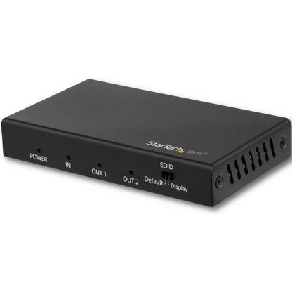 StarTech.com 2 Port HDMI Splitter - 4K 60Hz - 1x2 Way HDMI 2.0 Splitter - HDR - ST122HD203 ST122HD202