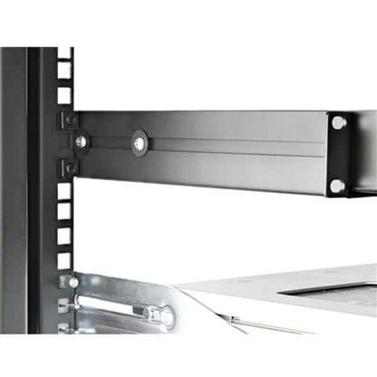 StarTech.com 1U 19" Server Rack Rails 24-36" Adjustable Depth /Universal 4 Post Network/Server/UPS Equipment Mounting Rack Mount Rail Kit UNIRAILS1UB