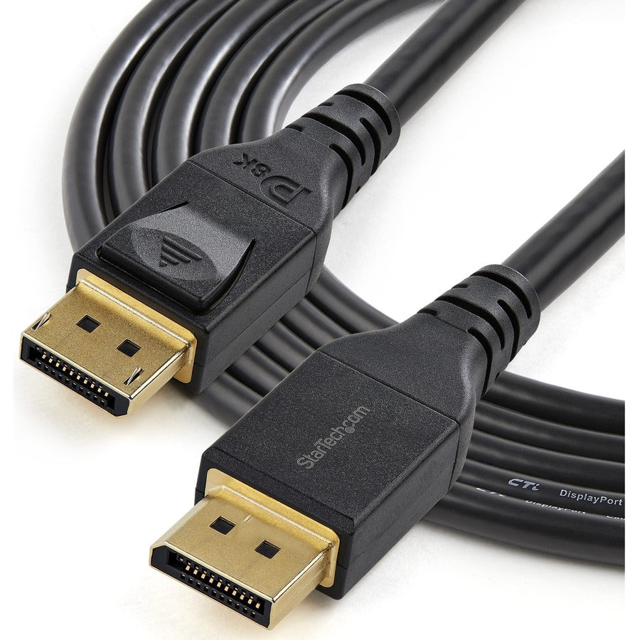 StarTech.com 4 m VESA Certified DisplayPort 1.4 Cable - 8K 60Hz HBR3 HDR - 13 ft Super UHD 4K 120Hz - DP to DP Video Monitor Cord M/M DP14MM4M