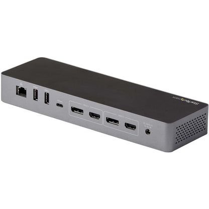 StarTech.com Thunderbolt 3 Dock w/USB-C Host Compatibility - Dual 4K 60Hz DP 1.4 or HDMI TB3/USB-C Docking Station - 1x 8K - 96W PD/5xUSB TB3CDK2DH