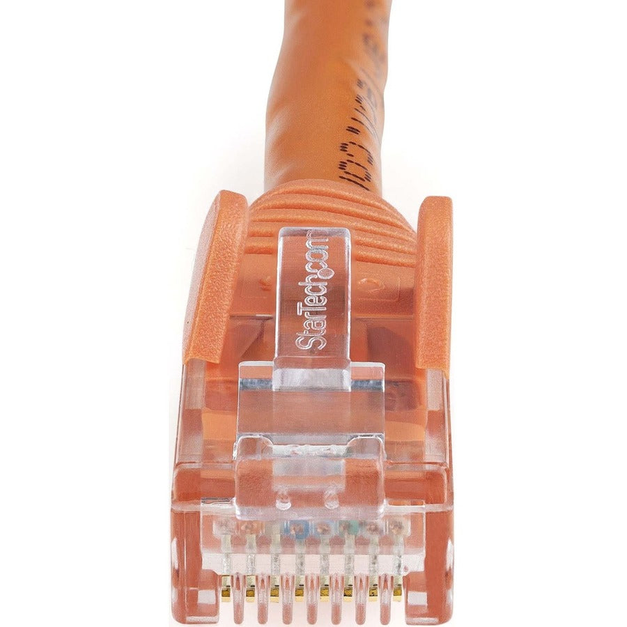 StarTech.com 50ft CAT6 Ethernet Cable - Orange Snagless Gigabit - 100W PoE UTP 650MHz Category 6 Patch Cord UL Certified Wiring/TIA N6PATCH50OR