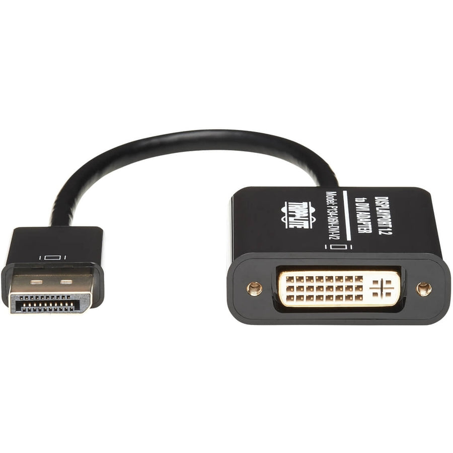 Tripp Lite 6in DisplayPort to DVI Adapter Active Converter M/F DPort 1.2 6" P134-06N-DVI-V2