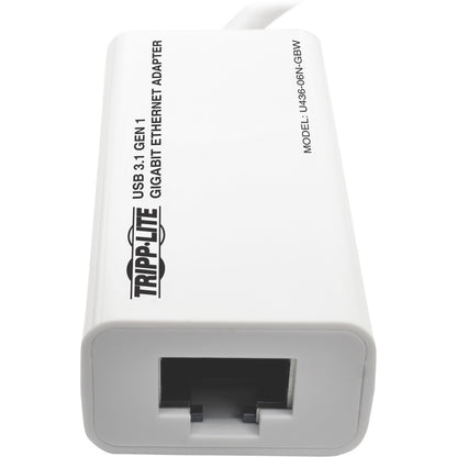 Tripp Lite U436-06N-GBW USB 3.1 Gen 1 Type-C to Gigabit Ethernet NIC Network Adapter U436-06N-GBW