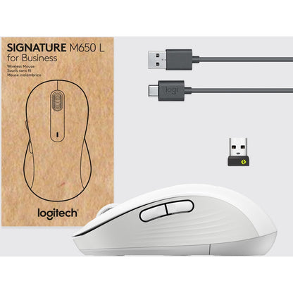 Logitech Signature M650 for Business (Off-White) - Brown Box 910-006273