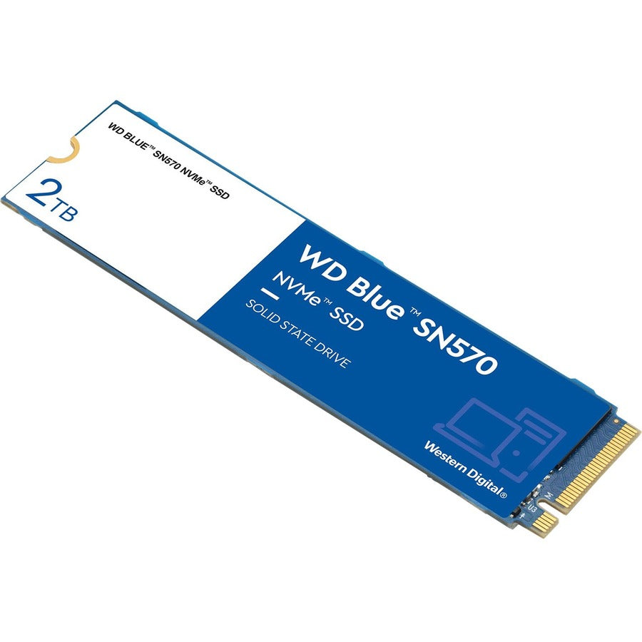 WD Blue SN570 WDS200T3B0C 2 TB Solid State Drive - M.2 2280 Internal - PCI Express NVMe (PCI Express NVMe 3.0 x4) WDS200T3B0C