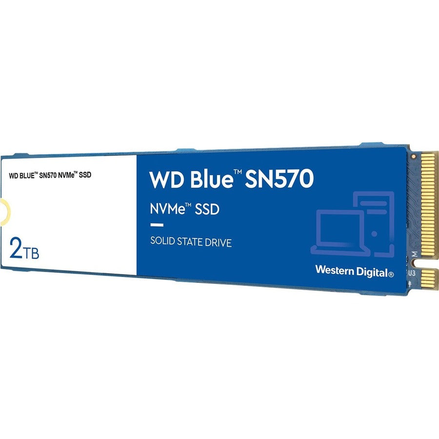 WD Blue SN570 WDS200T3B0C 2 TB Solid State Drive - M.2 2280 Internal - PCI Express NVMe (PCI Express NVMe 3.0 x4) WDS200T3B0C