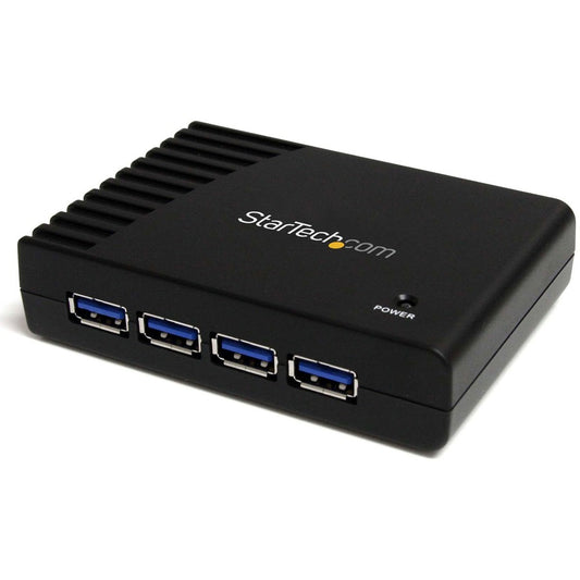 StarTech.com 4 Port Black SuperSpeed USB 3.0 Hub - 5Gbps ST4300USB3