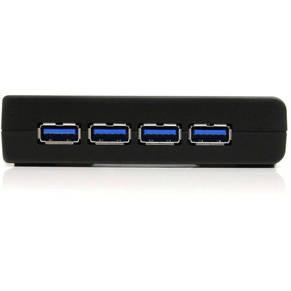 StarTech.com 4 Port Black SuperSpeed USB 3.0 Hub - 5Gbps ST4300USB3