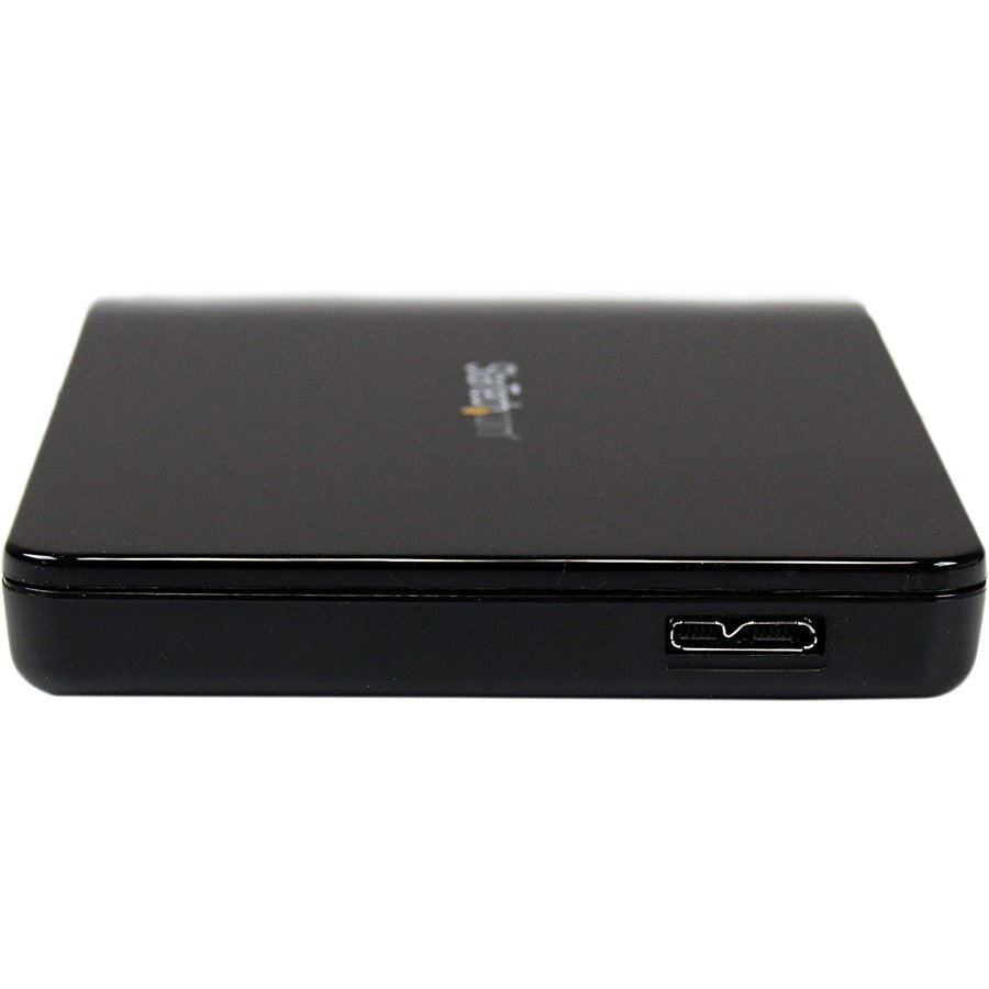 StarTech.com 2.5in USB 3.0 External SATA III SSD Hard Drive Enclosure with UASP - Portable External HDD S2510BPU33