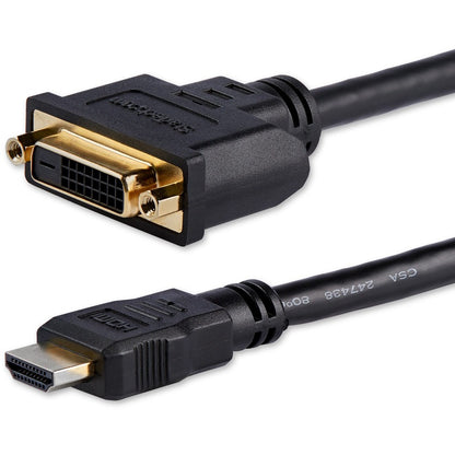 StarTech.com 8in HDMI�&reg; to DVI-D Video Cable Adapter - HDMI Male to DVI Female HDDVIMF8IN