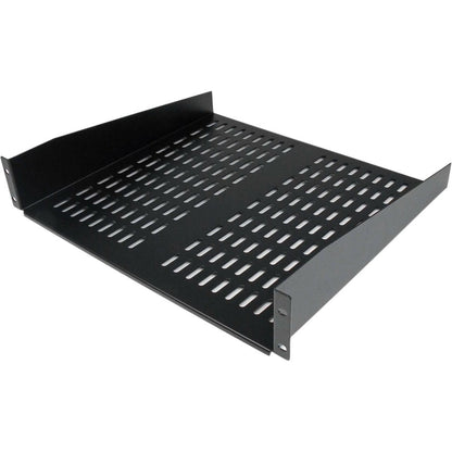 StarTech.com 2U 16in Universal Vented Rack Mount Cantilever Shelf - Fixed Server Rack Cabinet Shelf - 50lbs / 23kg CABSHELFV