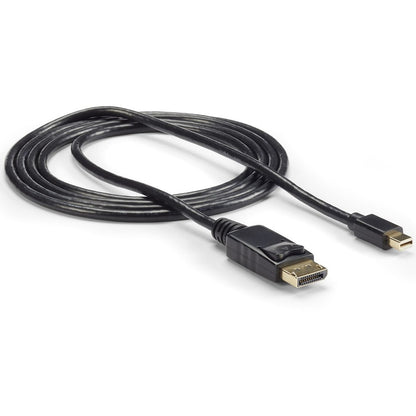 StarTech.com 6ft Mini DisplayPort to DisplayPort 1.2 Cable, 4K x 2K mDP to DisplayPort Adapter Cable, Mini DP to DP Cable for Monitor MDP2DPMM6