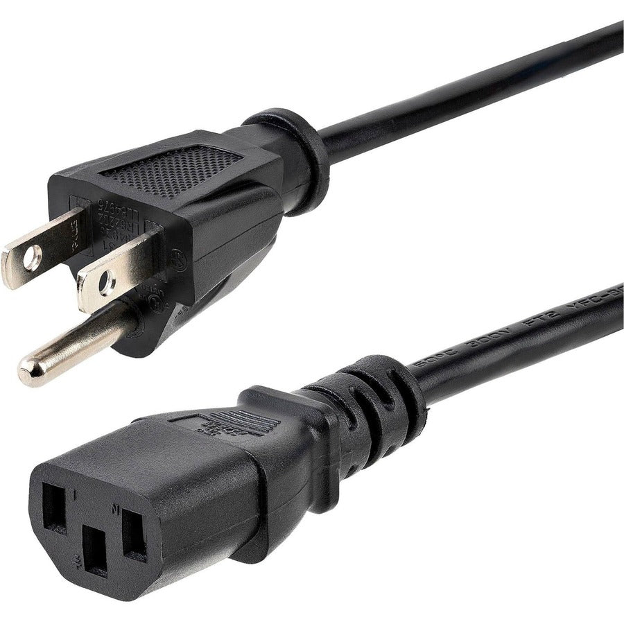 Star Tech.com 15 ft Standard Computer Power Cord - NEMA5-15P to C13 PXT10115