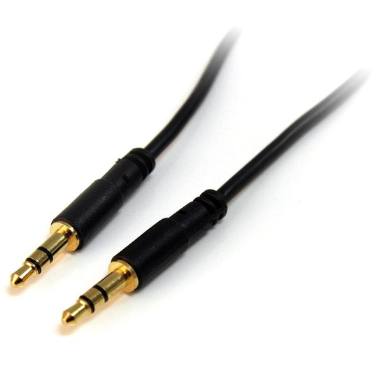 StarTech.com 15 ft Slim 3.5mm Stereo Audio Cable - M/M MU15MMS