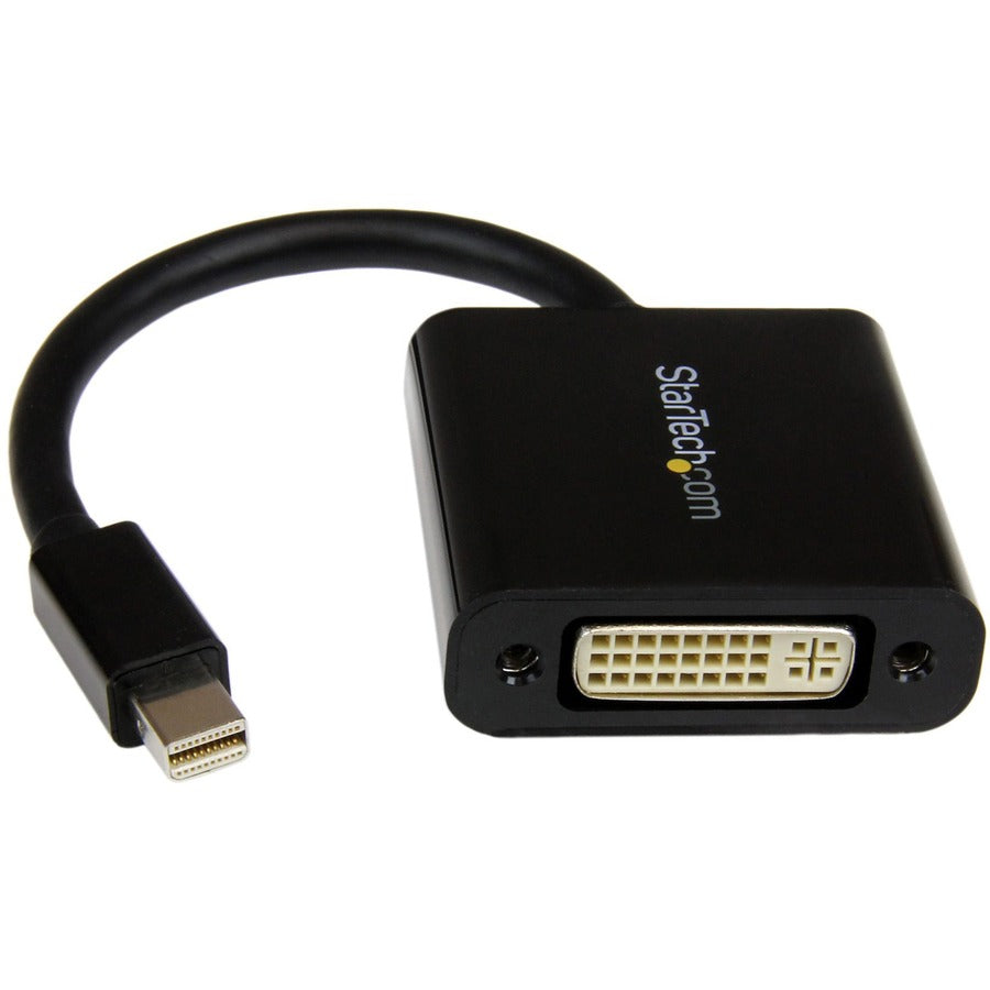 StarTech.com Mini DisplayPort to DVI Adapter, Mini DP to DVI-D Single Link Converter, 1080p Video, Passive, mDP 1.2 to DVI Monitor/Display MDP2DVI3