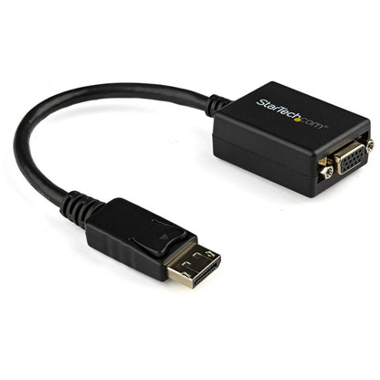 StarTech.com DisplayPort to VGA Adapter, Active DP to VGA Converter, 1080p Video DP to VGA Monitor Adapter Dongle, DisplayPort Certified DP2VGA2