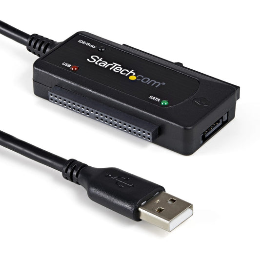 StarTech.com USB 2.0 to SATA/IDE Combo Adapter for 2.5/3.5" SSD/HDD USB2SATAIDE