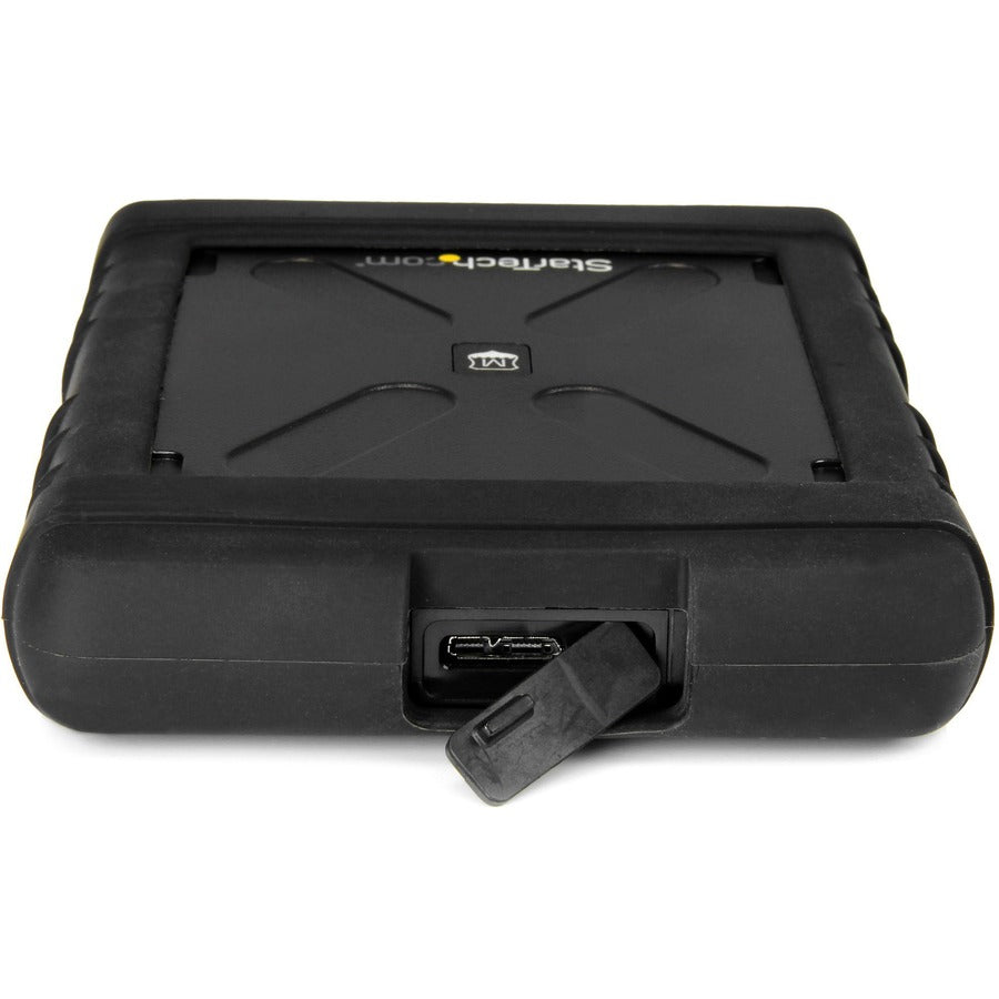 StarTech.com 2.5" USB 3.0 Hard Drive Enclosure - Rugged - Supports UASP - Tool-Less - IP54 - SSD USB External HDD Enclsoure S251BRU33