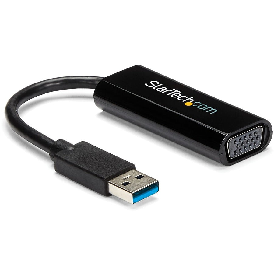 StarTech.com Slim USB 3.0 to VGA External Video Card Multi Monitor Adapter - 1920x1200 / 1080p USB32VGAES