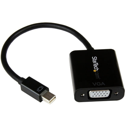 StarTech.com Mini DisplayPort to VGA Adapter, Active Mini DP to VGA Converter, 1080p Video, mDP 1.2 to VGA Monitor Adapter Dongle MDP2VGA2