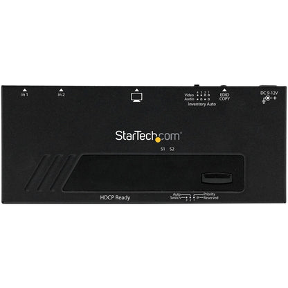 StarTech.com 2 Port HDMI Switch w/ Automatic and Priority Switching - 1080p VS221HDQ