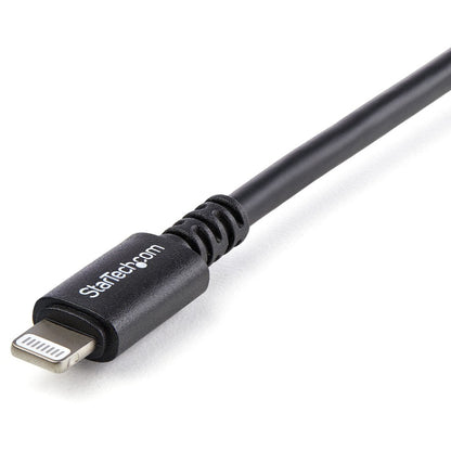 StarTech.com 3m (10ft) Long Black Apple�&reg; 8-pin Lightning Connector to USB Cable for iPhone / iPod / iPad USBLT3MB