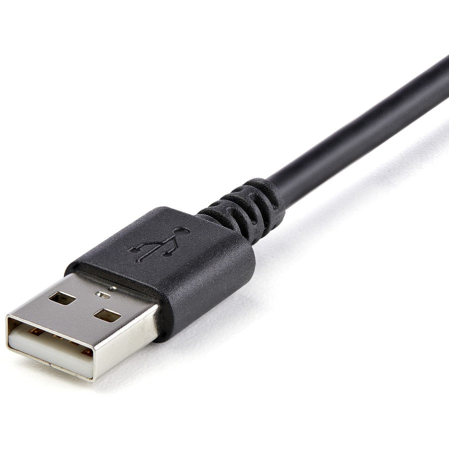 StarTech.com 3m (10ft) Long Black Apple�&reg; 8-pin Lightning Connector to USB Cable for iPhone / iPod / iPad USBLT3MB