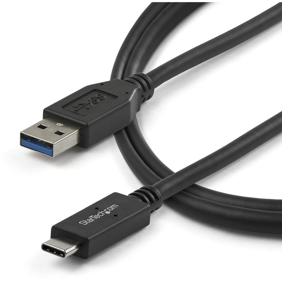 StarTech.com 3 ft 1m USB to USB C Cable - USB 3.1 (10Gpbs) - USB-IF Certified - USB A to USB C Cable - USB 3.1 Type C Cable USB31AC1M