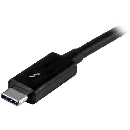 StarTech.com 1m (3.3ft) Thunderbolt 3 Cable, 20Gbps, 100W PD, 4K Video, Thunderbolt-Certified, Compatible w/ TB4/USB 3.2/DisplayPort TBLT3MM1M