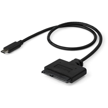 StarTech.com USB C To SATA Adapter - for 2.5" SATA Drives - UASP - External Hard Drive Cable - USB Type C to SATA Adapter USB31CSAT3CB